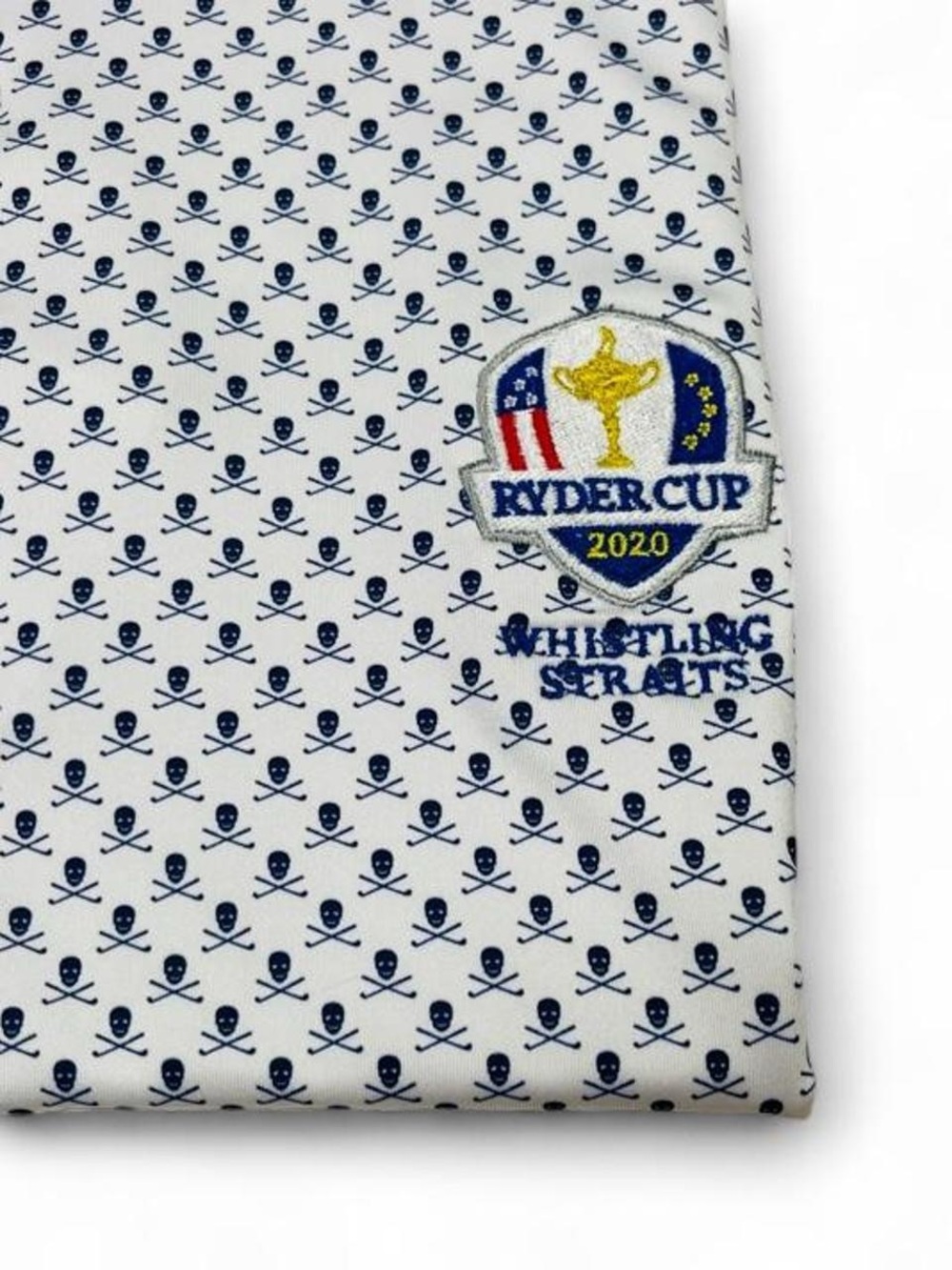 NWOT! Peter Millar Ryder Cup 2020 Whistling Straits White Golf Shirt Men’s XL - Picture 5 of 8